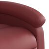vidaXL Sill&oacute;n reclinable de cuero sint&eacute;tico rojo tinto