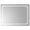 vidaXL Espejo de ba&ntilde;o con LED 80x60 cm