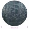 vidaXL Cubierta solar de piscina de PE flotante negro y azul 356 cm