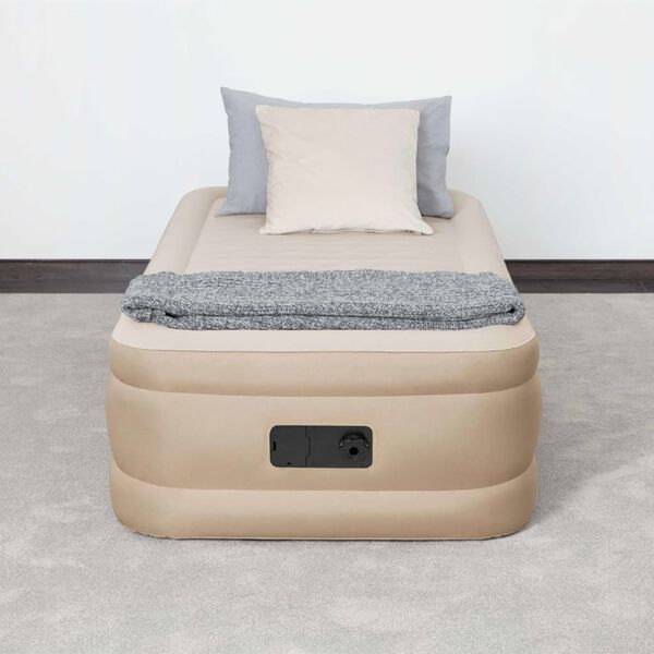 Bestway Cama hinchable Fortech con bomba eléctrica tamaño Twin Size