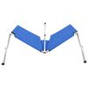 vidaXL Cama de camping azul XXL 210x80x48 cm
