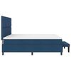 vidaXL Cama tipo Box Spring con colch&oacute;n Azul 200 x 200 cm tela