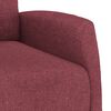 vidaXL Sill&oacute;n de masaje el&eacute;ctrico tela rojo tinto