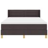 vidaXL Cama tipo Box Spring Marr&oacute;n Oscuro 200 x 160 cm Poli&eacute;ster