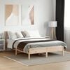 vidaXL Estructura de cama sin colch&oacute;n madera maciza de pino 135x190 cm