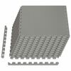 vidaXL Tapete para piscina 12 uds. Gris 4,32 m&sup2; Espuma EVA