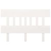 vidaXL Cabecero de cama madera maciza de pino blanco 138,5x3x81 cm