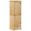 vidaXL Armario Corona madera maciza de pino 55x50x170 cm