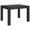 vidaXL Mesa de jard&iacute;n PP gris antracita 59x47x40 cm