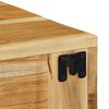 vidaXL Muebles de TV de pared 2 uds madera maciza de acacia