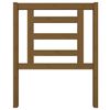 vidaXL Cabecero de cama madera maciza de pino marrón miel 81x4x100 cm