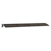 vidaXL Marquesina de puerta policarbonato negro 350x75 cm