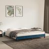 vidaXL Estructura de cama sin colch&oacute;n terciopelo azul oscuro 160x200cm