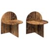 vidaXL Mesita de Noche 2 uds. Madera envejecida 40 x 35,5 x 45,5 cm