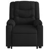 vidaXL Sillón eléctrico reclinable elevable de tela negro