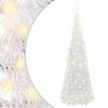 vidaXL &Aacute;rbol de Navidad artificial desplegable 50 LED blanco 120 cm