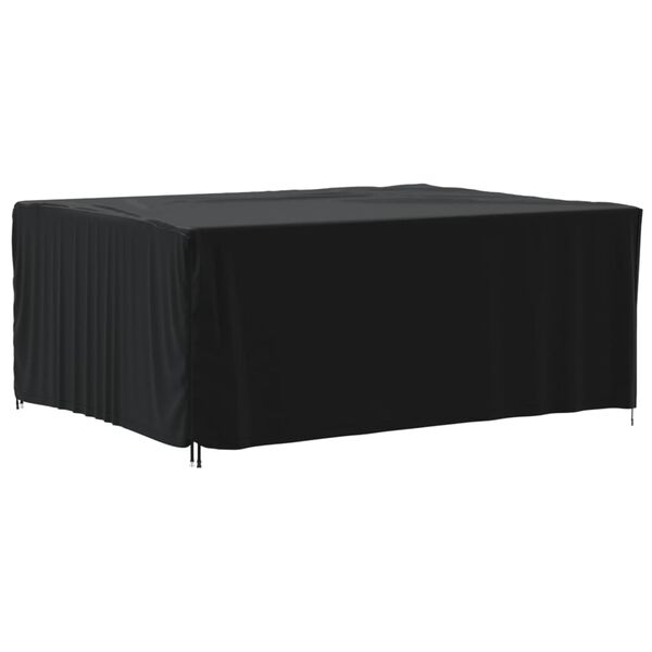 vidaXL Cubierta para muebles de jard&iacute;n Oxford 420D negro 200x165x80 cm