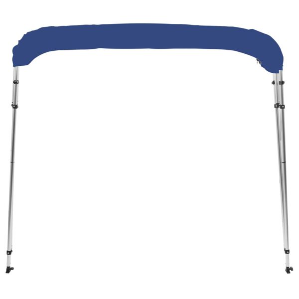 vidaXL Toldo Bimini de 4 arcos azul 243x196x137 cm