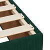 vidaXL Cama box spring con colch&oacute;n terciopelo verde oscuro 90x200 cm