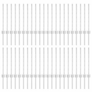 vidaXL Poste de Valla 44 pcs Plateado 100 cm Acero