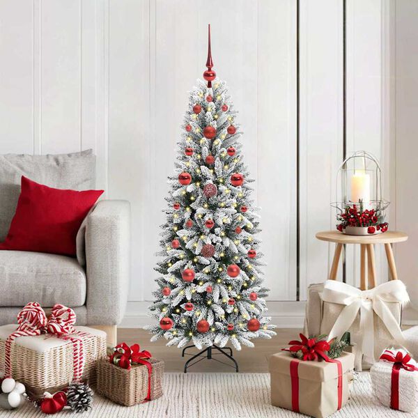 vidaXL &Aacute;rbol de Navidad artificial 120 cm PVC y Pl&aacute;stico y Acero y PE