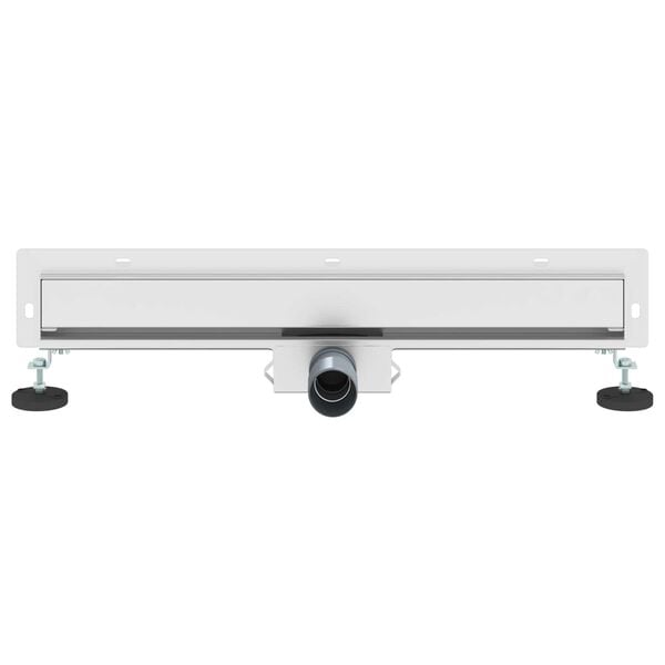 vidaXL Drenaje de Ducha Montado en la Pared Plateado 60 cm