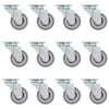 vidaXL Ruedas giratorias 12 unidades 50 mm