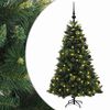 vidaXL &Aacute;rbol de Navidad artificial con bolas 120 cm 150 LED