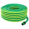 vidaXL Manguera de jard&iacute;n 5 capas Verde y amarillo 19 mm PVC