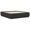vidaXL Estructura de cama Negro 200 x 200 cm Madera de ingenier&iacute;a