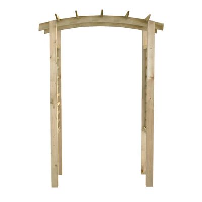 vidaXL Arco con enrejado de madera 150x60x210 cm