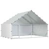 vidaXL Gallinero con Techo Plateado 300 x 200 x 190 cm