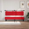 vidaXL Cabecera Colgante Rojo 170 x 55 x 5 cm Cuero sint&eacute;tico