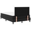 vidaXL Cama tipo Box Spring Negro 120 x 190 cm Cuero sint&eacute;tico