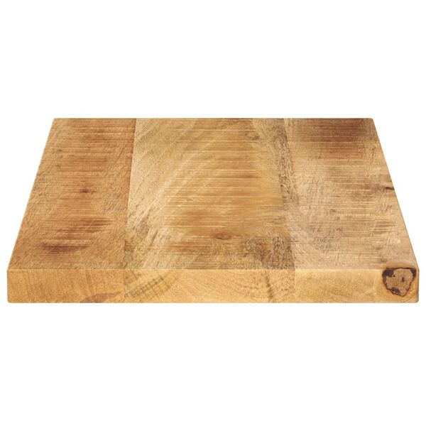 vidaXL Tablero de mesa rectangular madera mango rugosa 60x40x3,8 cm