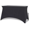 vidaXL Funda el&aacute;stica para mesa 2 uds 183x76x74 cm antracita