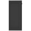vidaXL Armario de almacenaje exterior PP negro 65x37x85 cm