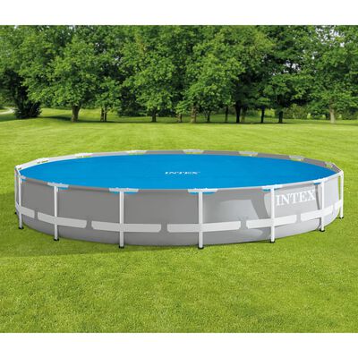 Intex Cubierta de piscina solar cm de polietileno azul 448 cm