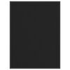 vidaXL Felpudo negro 90x120 cm