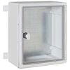 vidaXL Armario de Control Gris 37 x 16,5 x 35 cm Pl&aacute;stico ABS