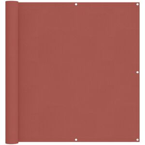 vidaXL Pantalla de Balc&oacute;n Terracota 110 x 300 cm Tela Oxford