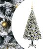 vidaXL &Aacute;rbol de Navidad artificial White 120 cm PVC y Acero y Pl&aacute;stico