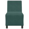 Sof&aacute; modular sin brazos vidaXL de terciopelo verde oscuro de 55 cm