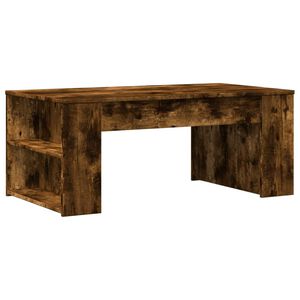 vidaXL Mesa de centro madera de ingenier&iacute;a roble ahumado 102x55x42 cm
