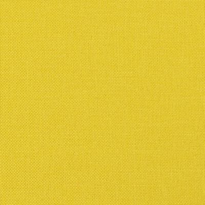 vidaXL Reposapiés de tela amarillo claro 70x55x41 cm