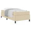 vidaXL Cama tipo Box Spring Crema 80 x 200 cm tela