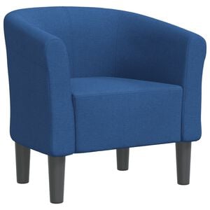 vidaXL Sill&oacute;n de tela azul