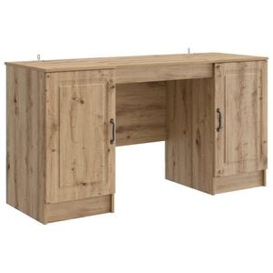 vidaXL Escritorio Roble artisan Madera de Ingenier&iacute;a