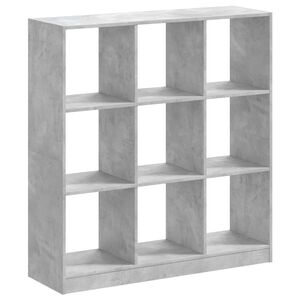 vidaXL Estanter&iacute;a de madera de ingenier&iacute;a gris hormig&oacute;n 102x32x108 cm