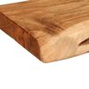 vidaXL Estantes de pared 2 unidades 100x20x3,5 cm madera maciza acacia